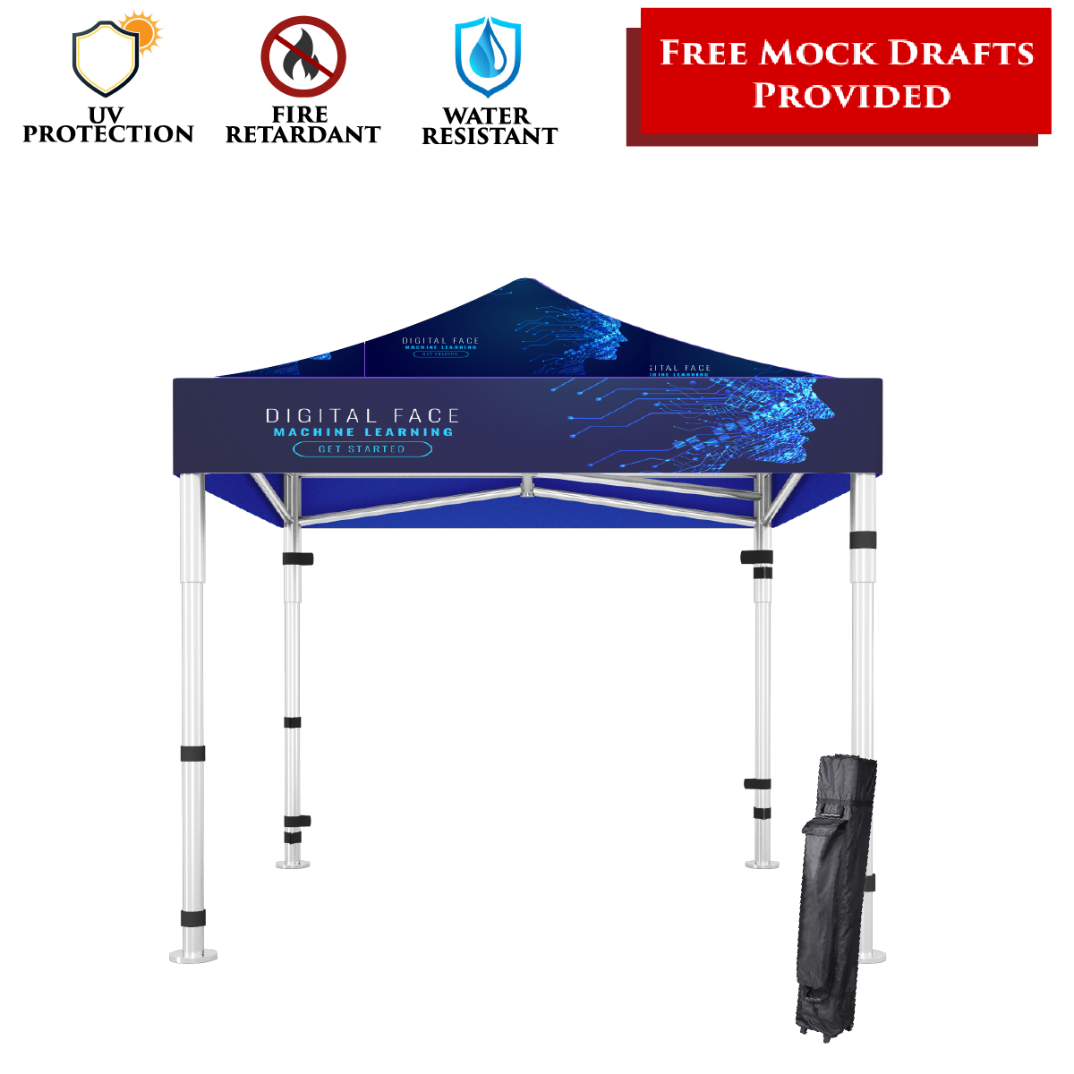 10 x 10 Custom Printed Canopy Tent (Signature Pkg 2)