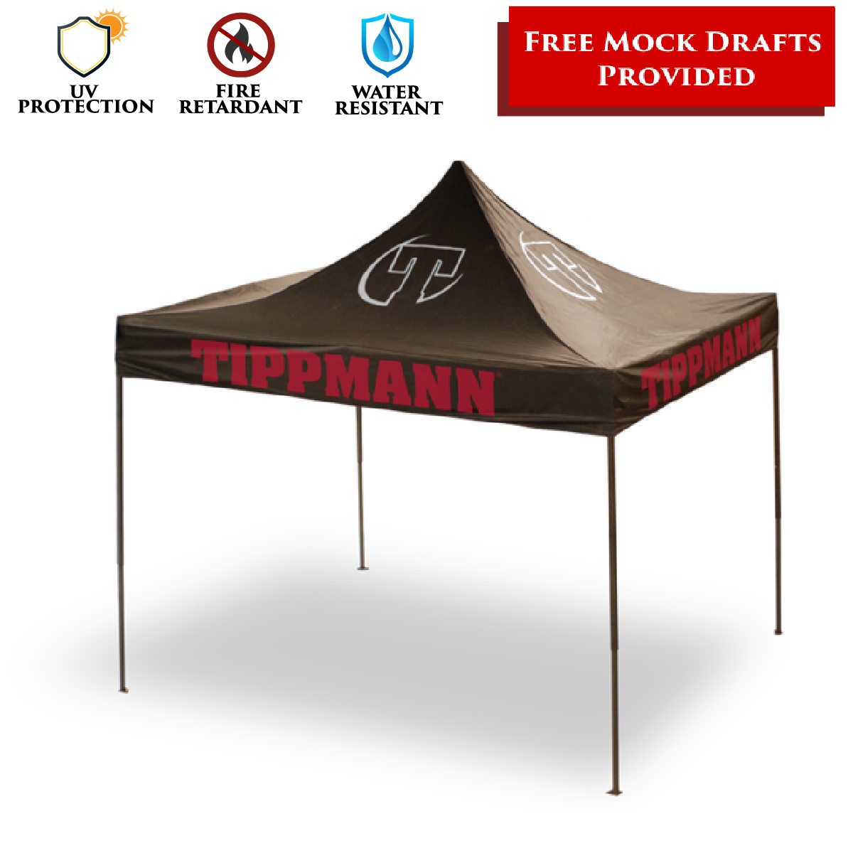 10 x 10 Custom Printed Canopy Tent (Econo Pkg 1)