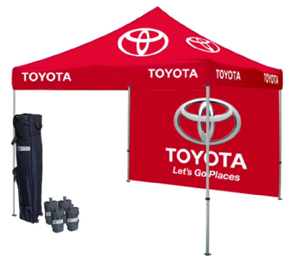 10 x 10 Custom Printed Canopy Tent Package 3